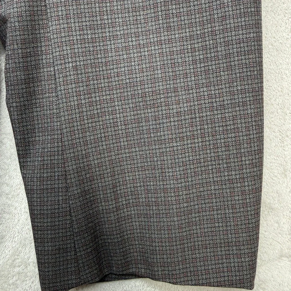 Hickey Freeman Blazer Mens 42R Grey Check 3-Button Sport Coat Wool Jacket